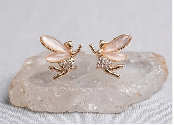 Enchanted Fairy Pavé Stud Earrings