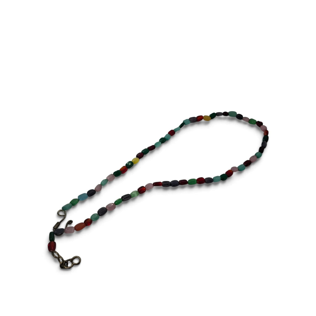 Artisan Vibrant Faceted Gemstone Necklace