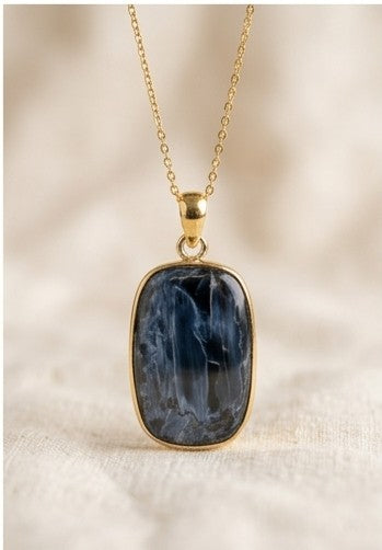 Midnight Ocean Pietersite Pendant