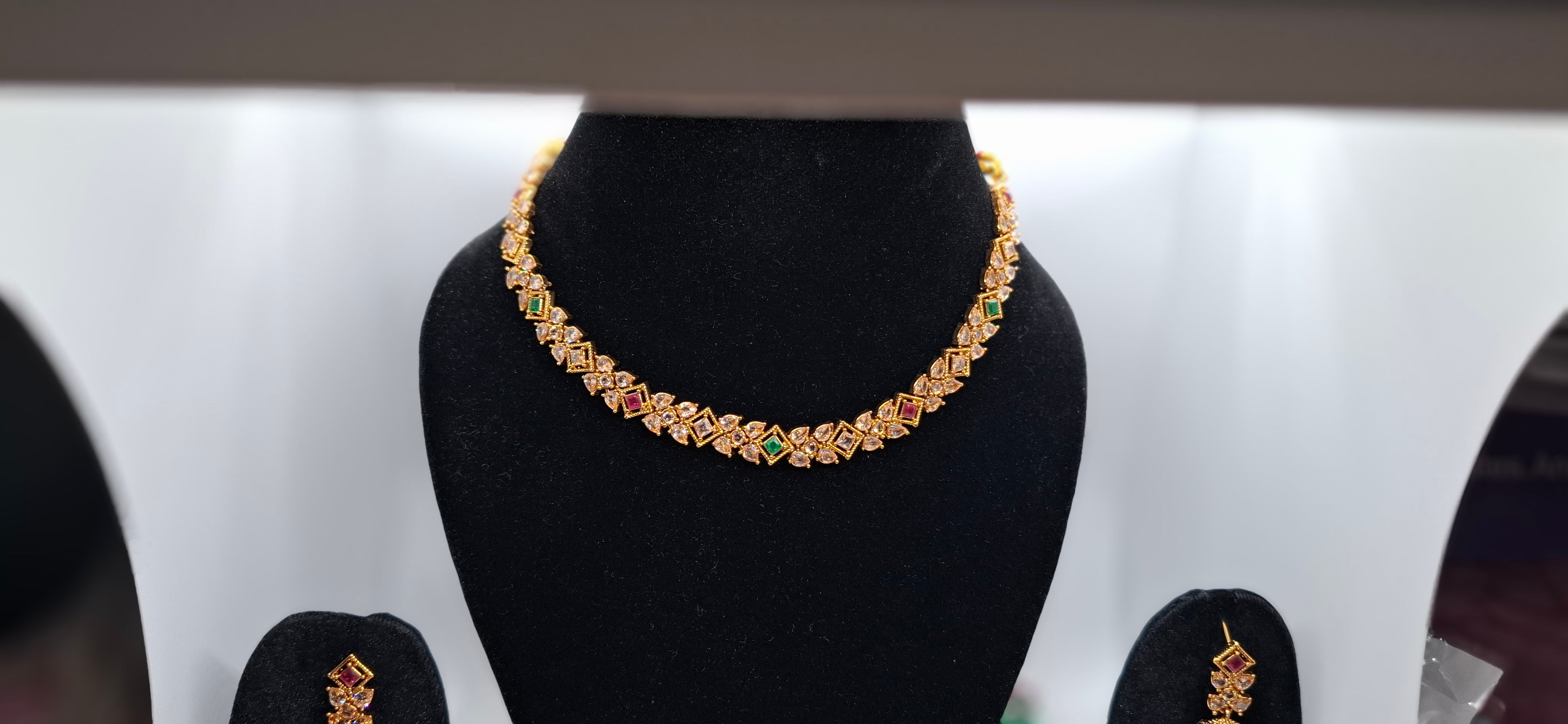 Heritage Polki & Jewel-Tone Necklace Set