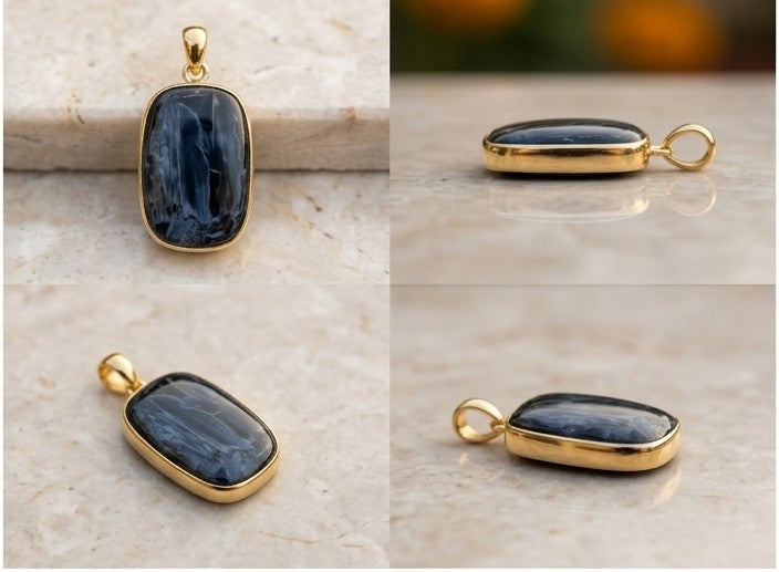 Midnight Ocean Pietersite Pendant