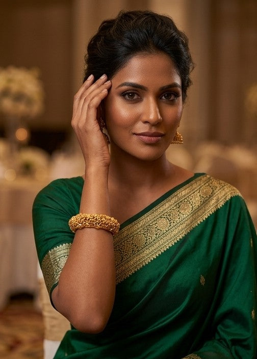 Royal Nakshi Antique Gold-Plated Bangle
